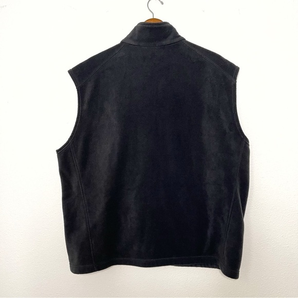 Columbia Men Black Steens Mountain full zip Fleece Vest jacket size XXL - Picture 9 of 11